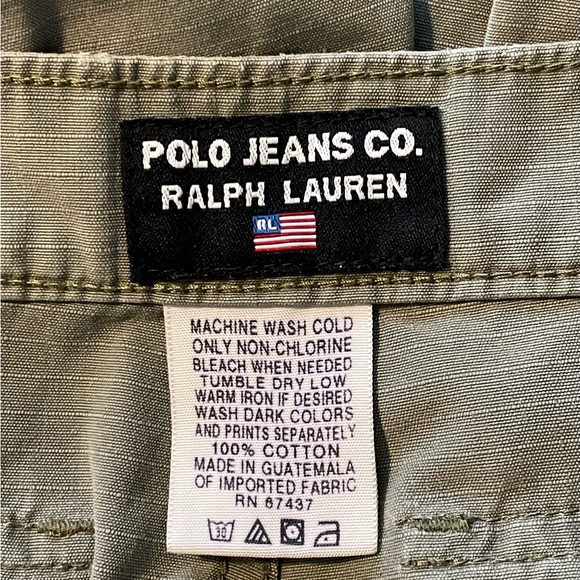 Vintage Ralph Lauren Utility Shorts - Sz 4 - Picture 5 of 6